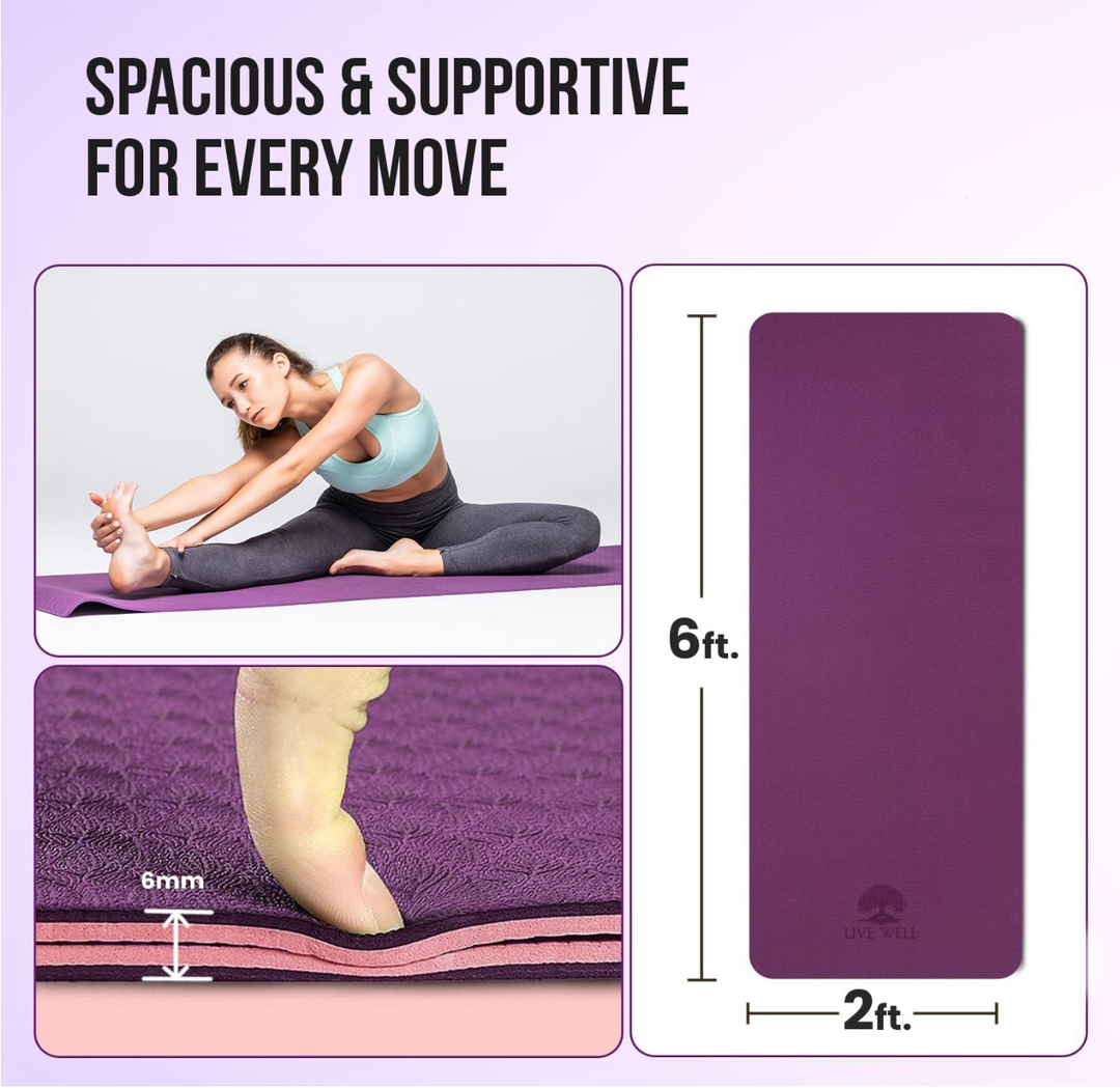 Yoga Mats Good Exercise Mat Yoga Mat 15MM, Eco Friendly Thick