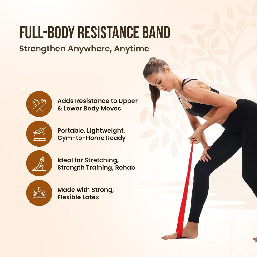 Strength & Flexibility Bundle – Live Well Resistance Bands Set, Booty Bands & EVA Yoga Blocks for Women – Home Workout, Pilates, Glute Training, Stretching & Yoga Accessories